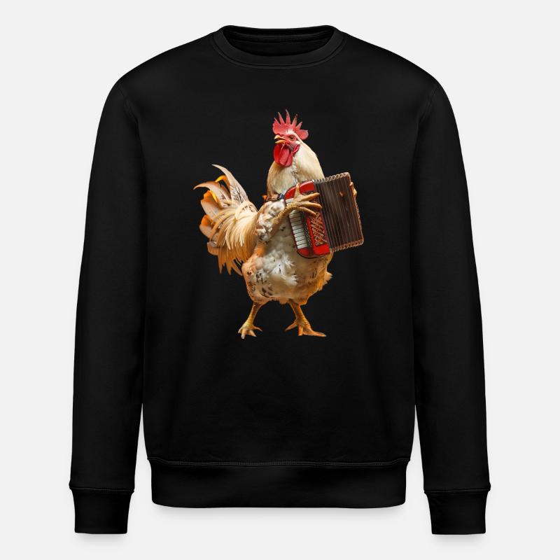 Accordéon Coq - Sweat bio ROLLER Stanley/Stella Unisexe - noir