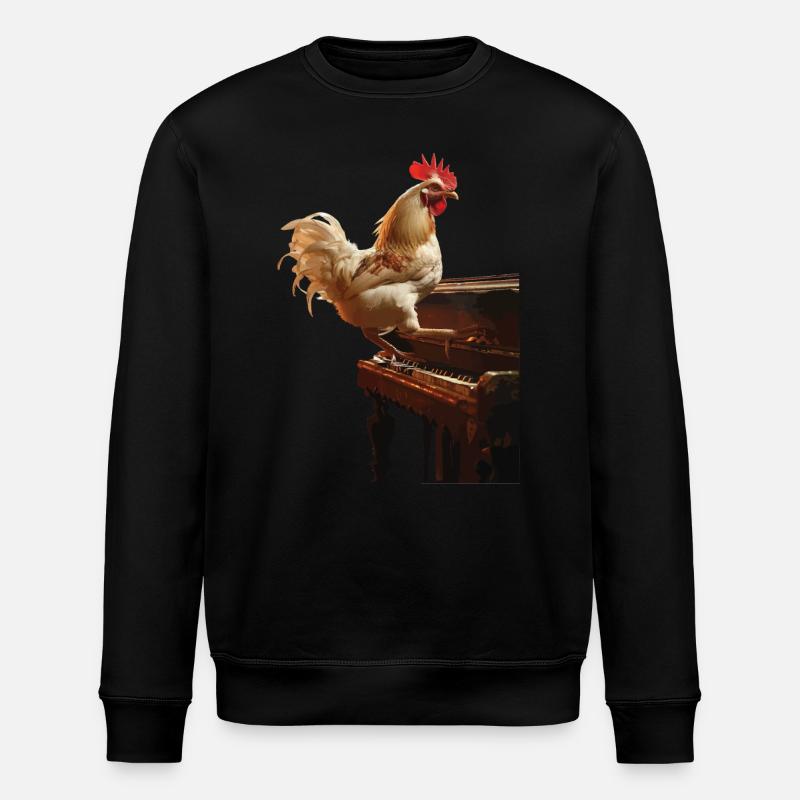 Hahn Piano - Sweat bio ROLLER Stanley/Stella Unisexe - noir