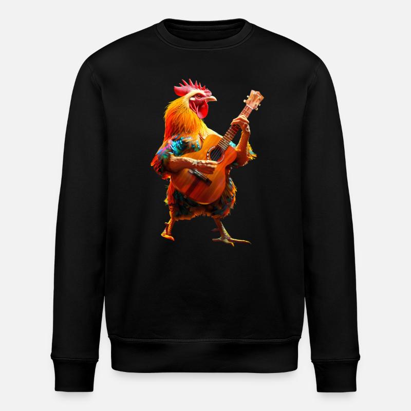 Ukulélé Coq - Sweat bio ROLLER Stanley/Stella Unisexe - noir