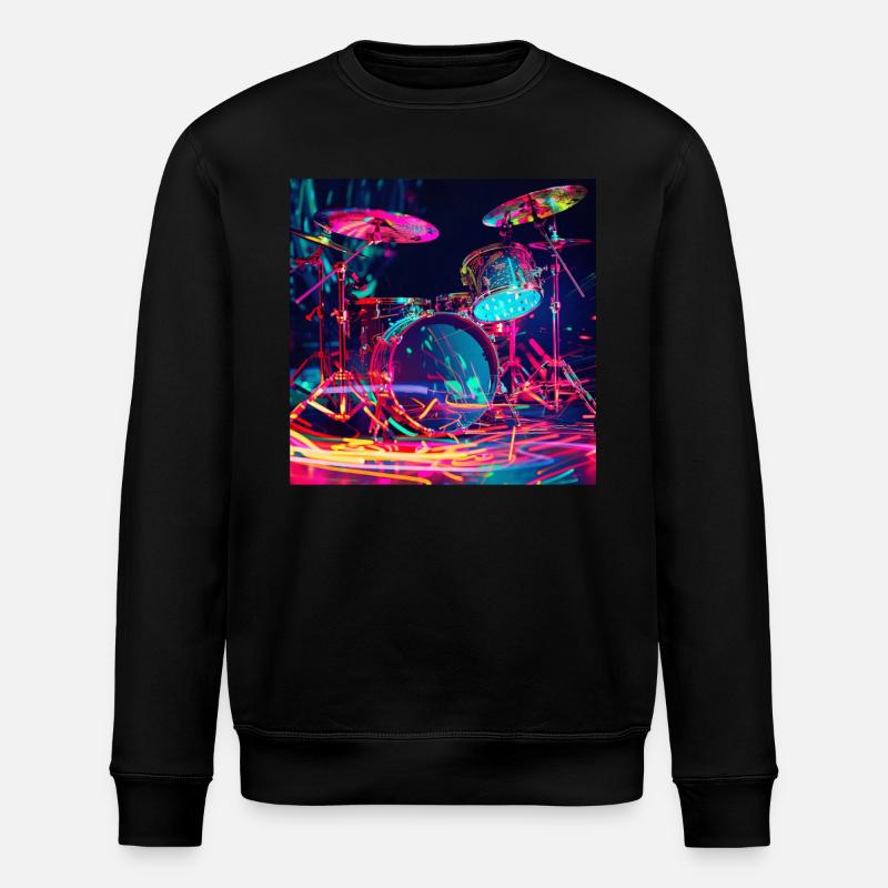 Percussion - Sweat bio ROLLER Stanley/Stella Unisexe - noir