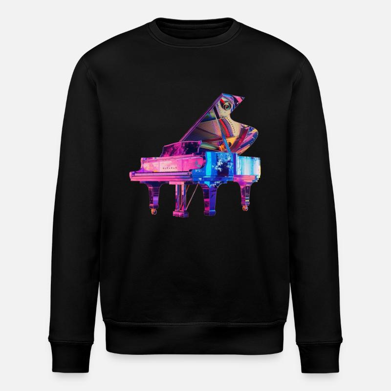 Piano - Sweat bio ROLLER Stanley/Stella Unisexe - noir