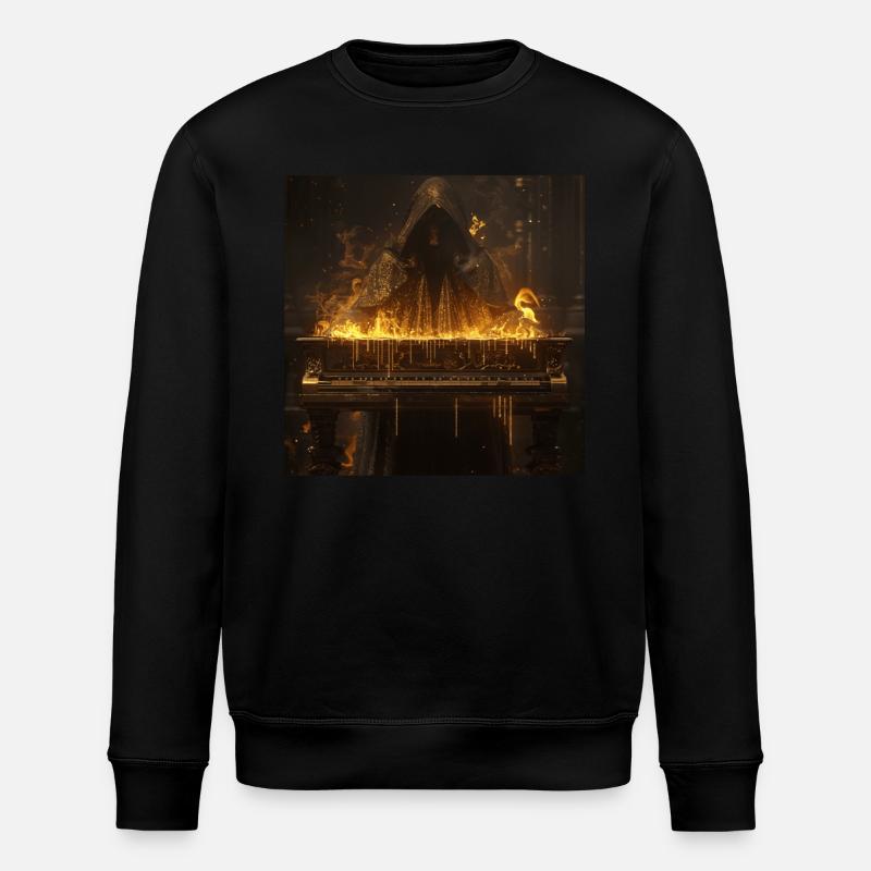 Klavier - Stanley/Stella Unisex Bio-Sweatshirt ROLLER - Schwarz