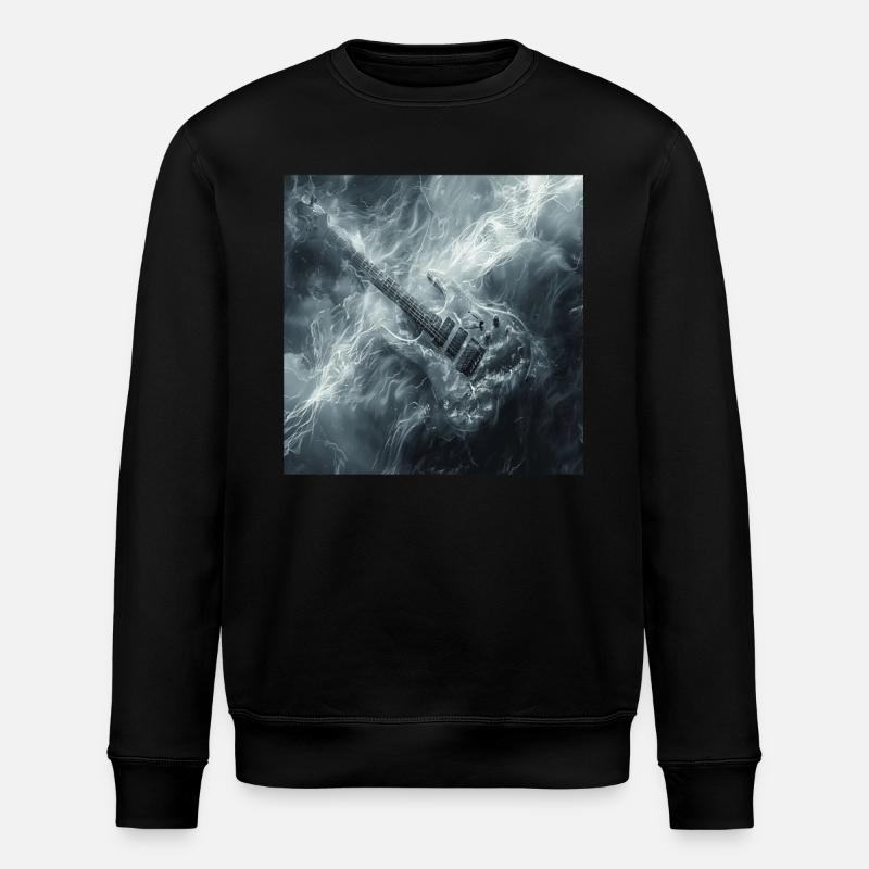 Gitarre - Stanley/Stella Unisex Bio-Sweatshirt ROLLER - Schwarz