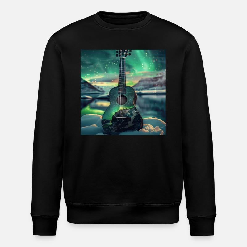 Ukulele - Stanley/Stella Unisex Bio-Sweatshirt ROLLER - Schwarz