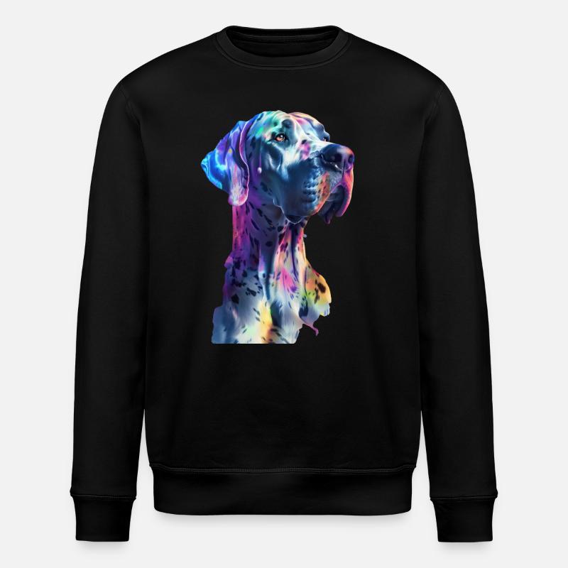 Deutsche Dogge - Stanley/Stella Unisex Bio-Sweatshirt ROLLER - Schwarz