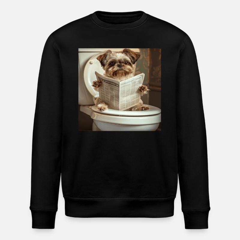 Shih Tzu - Stanley/Stella Unisex Bio-Sweatshirt ROLLER - Schwarz