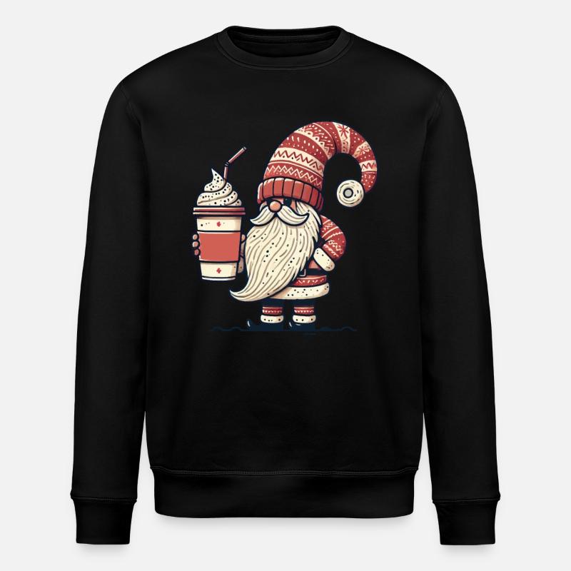 Cloches de Noël Café Lomin - Sweat bio ROLLER Stanley/Stella Unisexe - noir