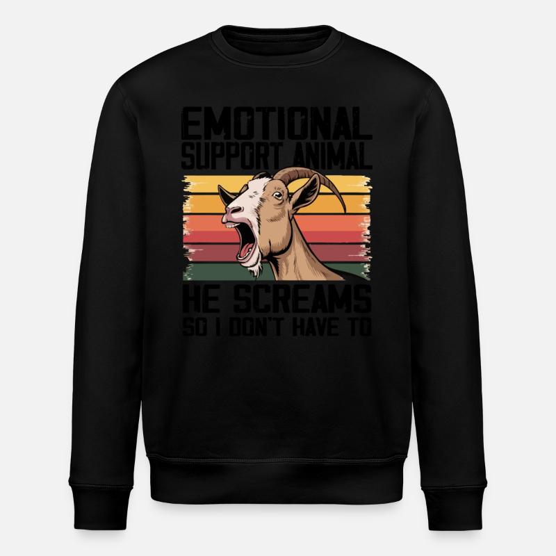 Emotional Support Animal - Sweat bio ROLLER Stanley/Stella Unisexe - noir