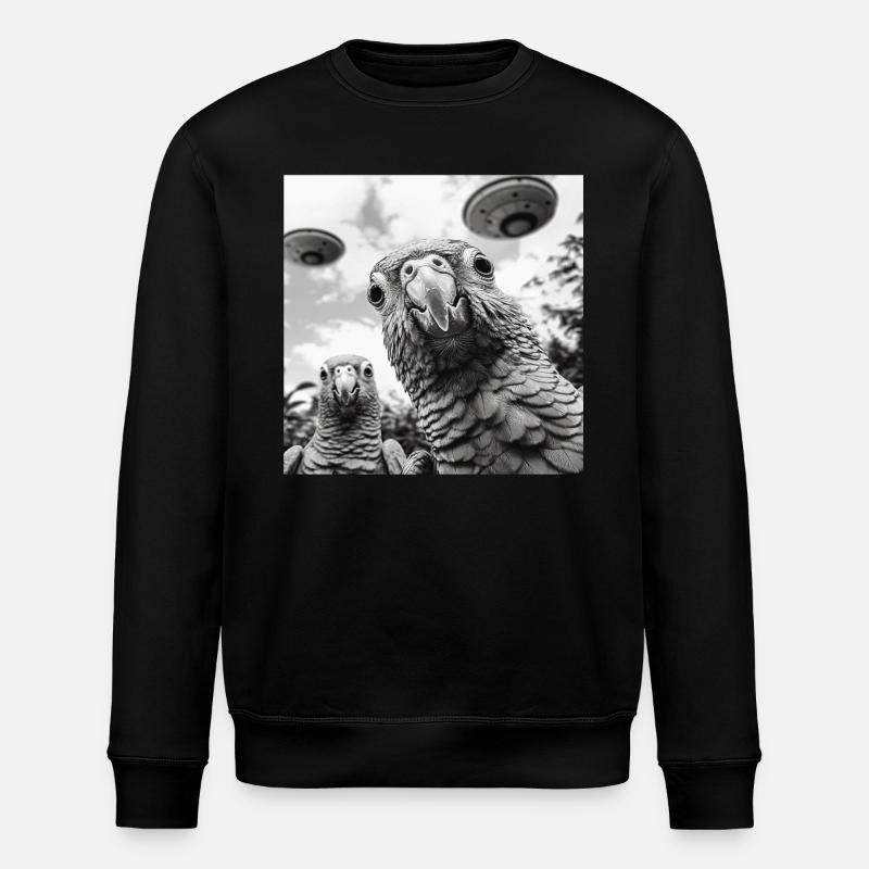 Sittiche - Stanley/Stella Unisex Bio-Sweatshirt ROLLER - Schwarz