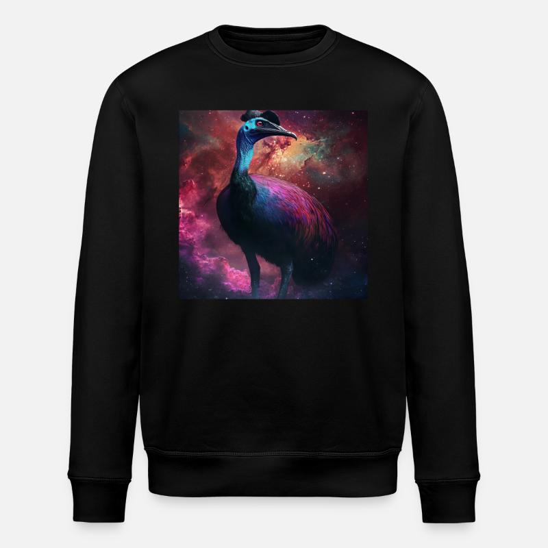 Kasuar - Stanley/Stella Unisex Bio-Sweatshirt ROLLER - Schwarz