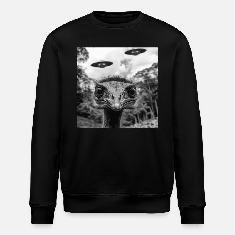 Kasuar - Stanley/Stella Unisex Bio-Sweatshirt ROLLER - Schwarz