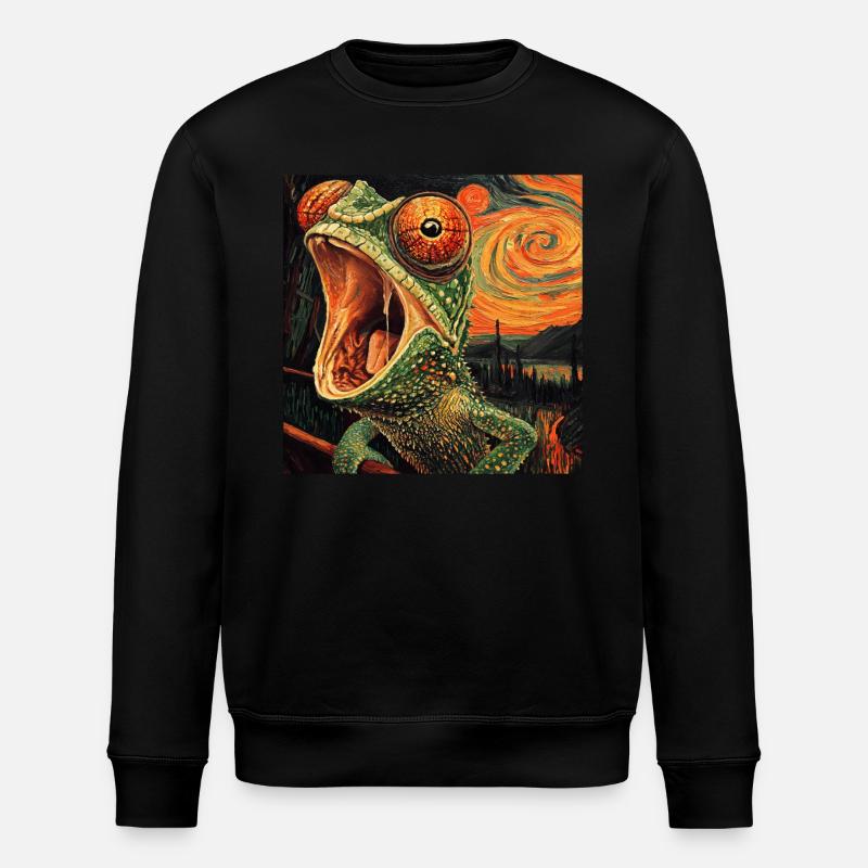 Chamäleon - Stanley/Stella Unisex Bio-Sweatshirt ROLLER - Schwarz