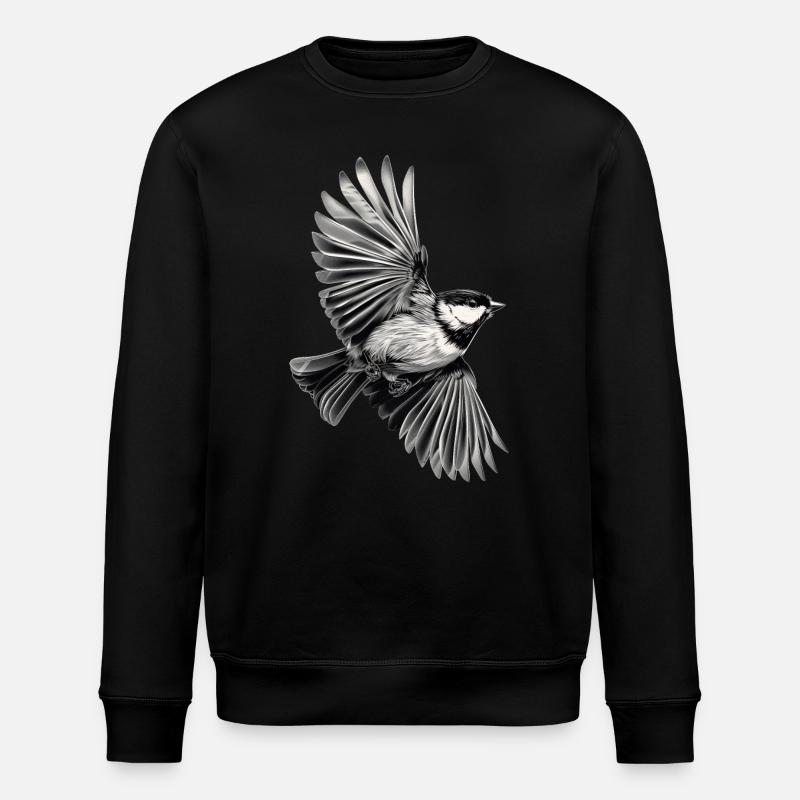 Meise - Stanley/Stella Unisex Bio-Sweatshirt ROLLER - Schwarz