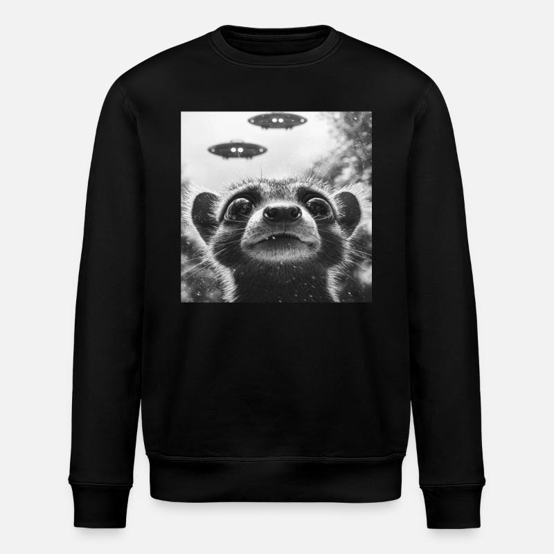 Nasenbär - Stanley/Stella Unisex Bio-Sweatshirt ROLLER - Schwarz