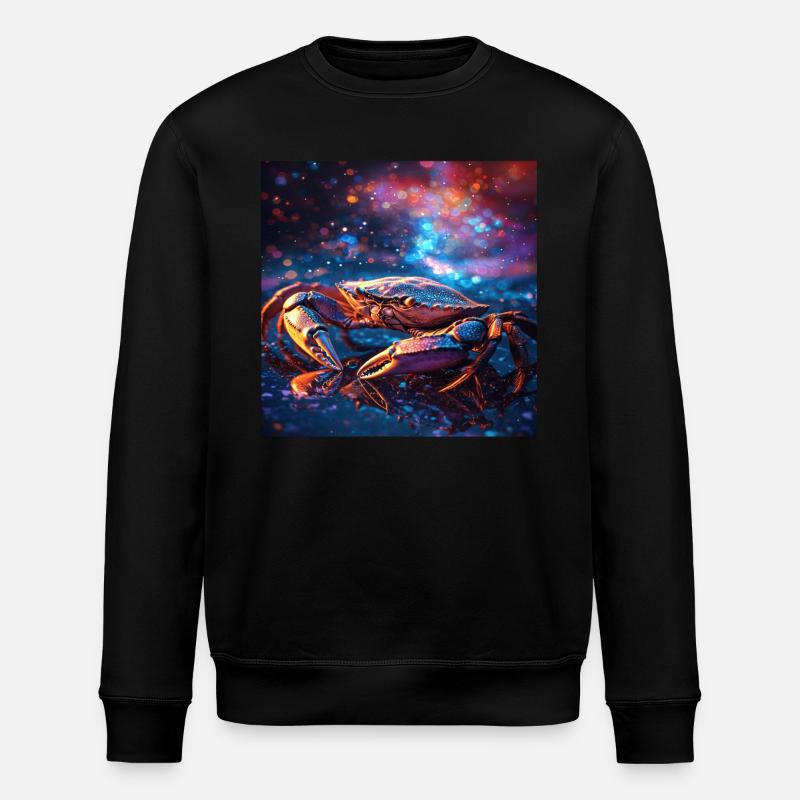 Krabbe - Stanley/Stella Unisex Bio-Sweatshirt ROLLER - Schwarz