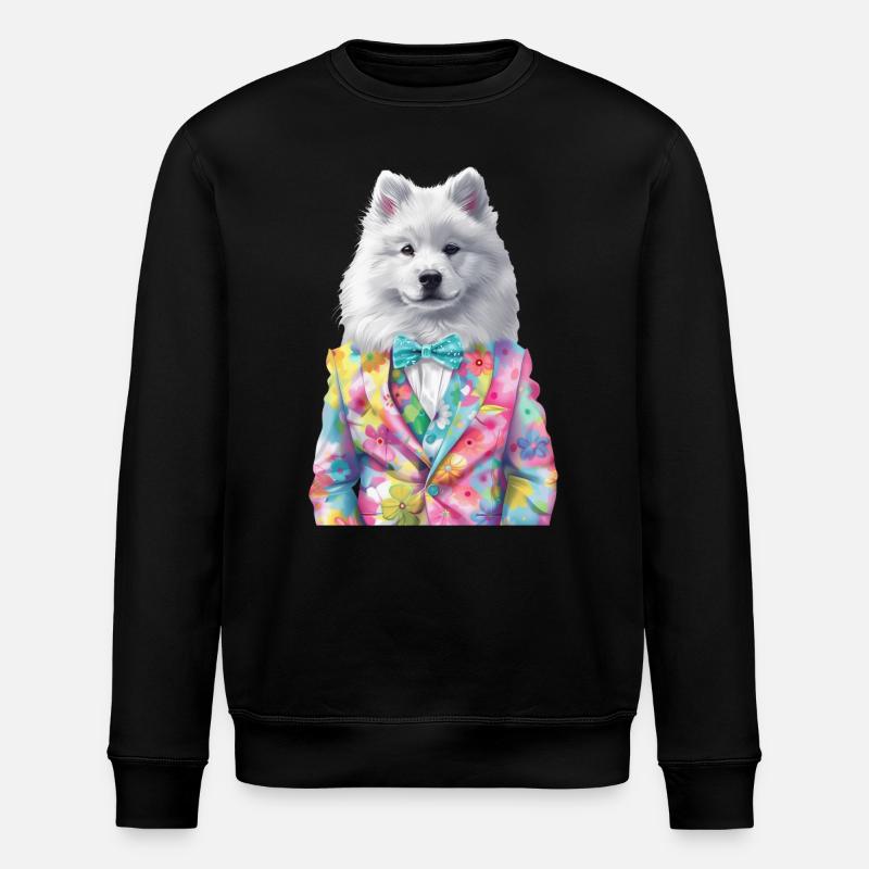 Samojede - Stanley/Stella Unisex Bio-Sweatshirt ROLLER - Schwarz