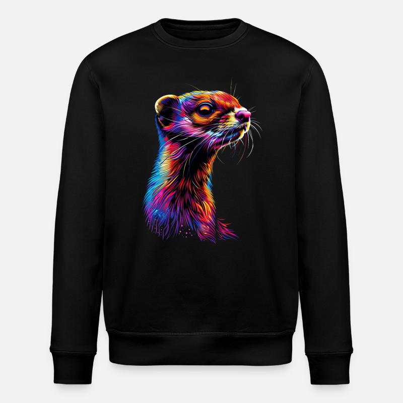 Wiesel - Stanley/Stella Unisex Bio-Sweatshirt ROLLER - Schwarz