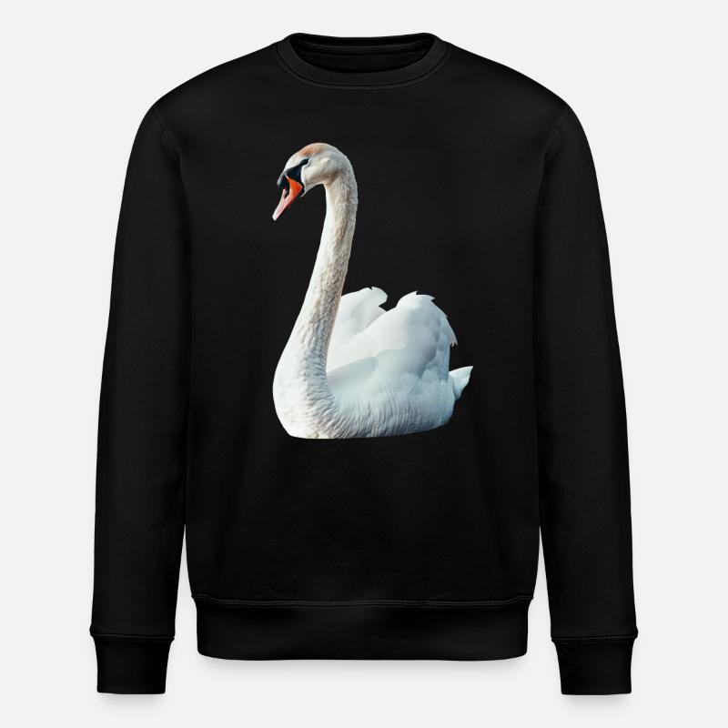 Schwan - Stanley/Stella Unisex Bio-Sweatshirt ROLLER - Schwarz