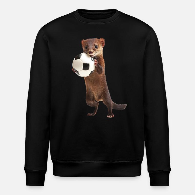 Wiesel - Stanley/Stella Unisex Bio-Sweatshirt ROLLER - Schwarz