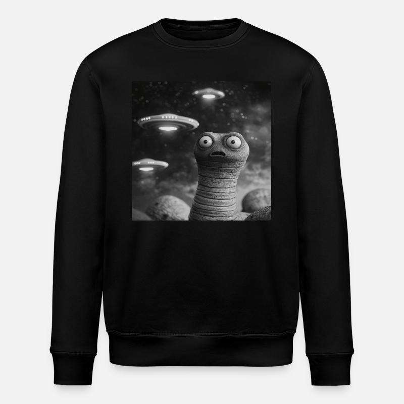 Wurm - Stanley/Stella Unisex Bio-Sweatshirt ROLLER - Schwarz