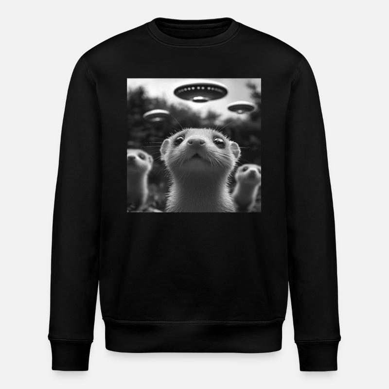 Wiesel - Stanley/Stella Unisex Bio-Sweatshirt ROLLER - Schwarz