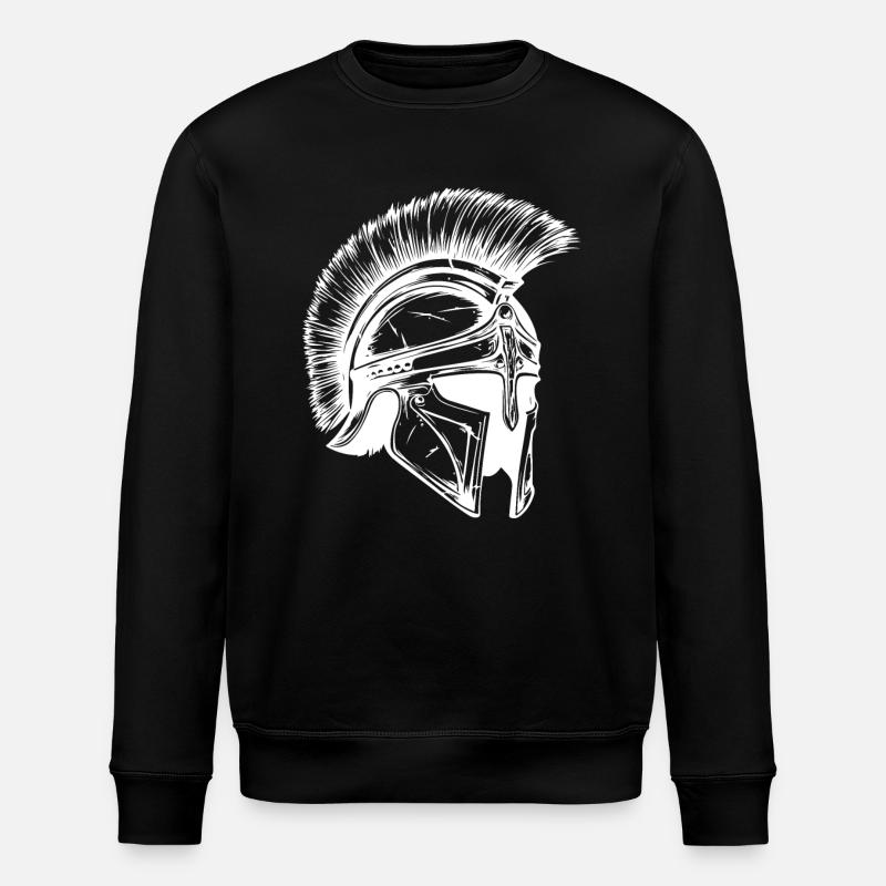Spartaner Helm Sparta - Stanley/Stella Unisex Bio-Sweatshirt ROLLER - Schwarz