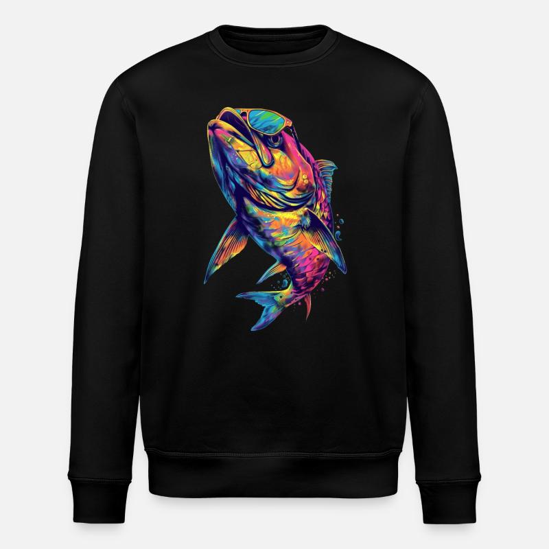 Tarpon - Stanley/Stella Unisex Bio-Sweatshirt ROLLER - Schwarz