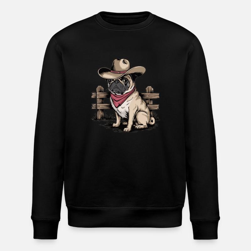 Cowboy Mobs - Stanley/Stella Unisex Bio-Sweatshirt ROLLER - Schwarz