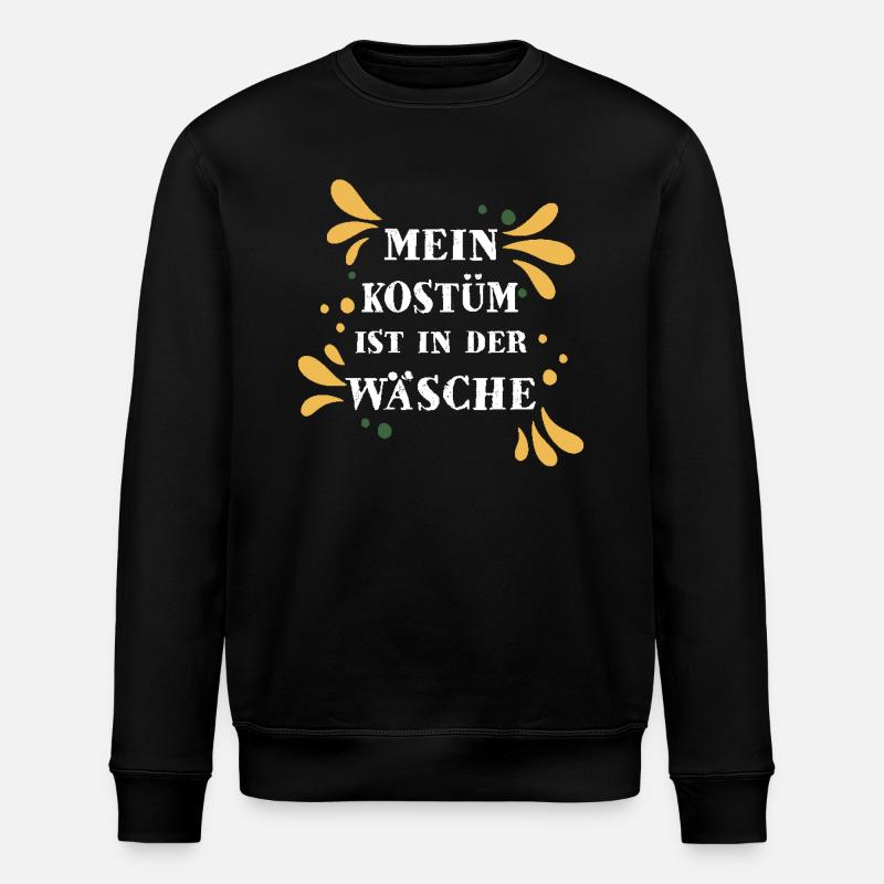 Fasching Kostüm Karneval - Stanley/Stella Unisex Bio-Sweatshirt ROLLER - Schwarz