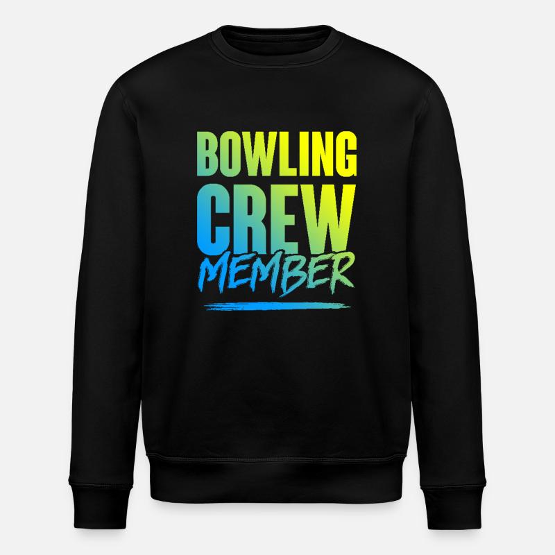 Bowling Crew - Stanley/Stella Unisex Bio-Sweatshirt ROLLER - Schwarz