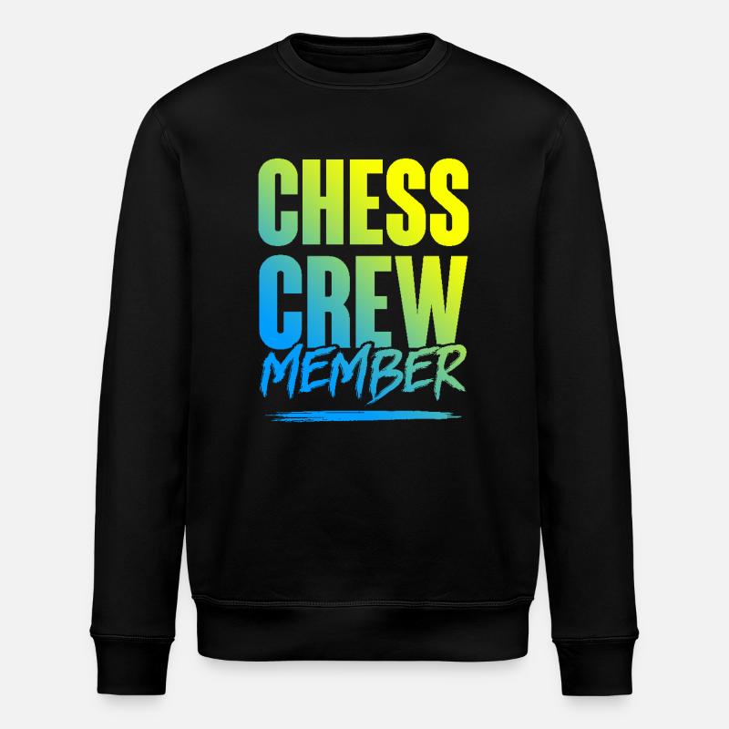 Chess Crew - Stanley/Stella Unisex Bio-Sweatshirt ROLLER - Schwarz