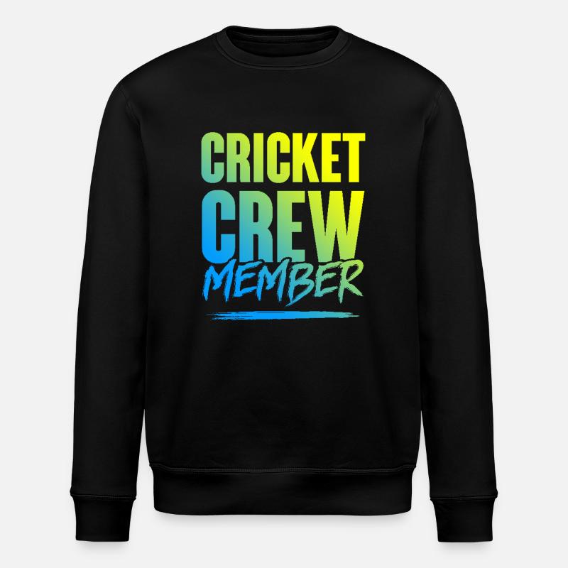 Cricket Crew - Stanley/Stella Unisex Bio-Sweatshirt ROLLER - Schwarz