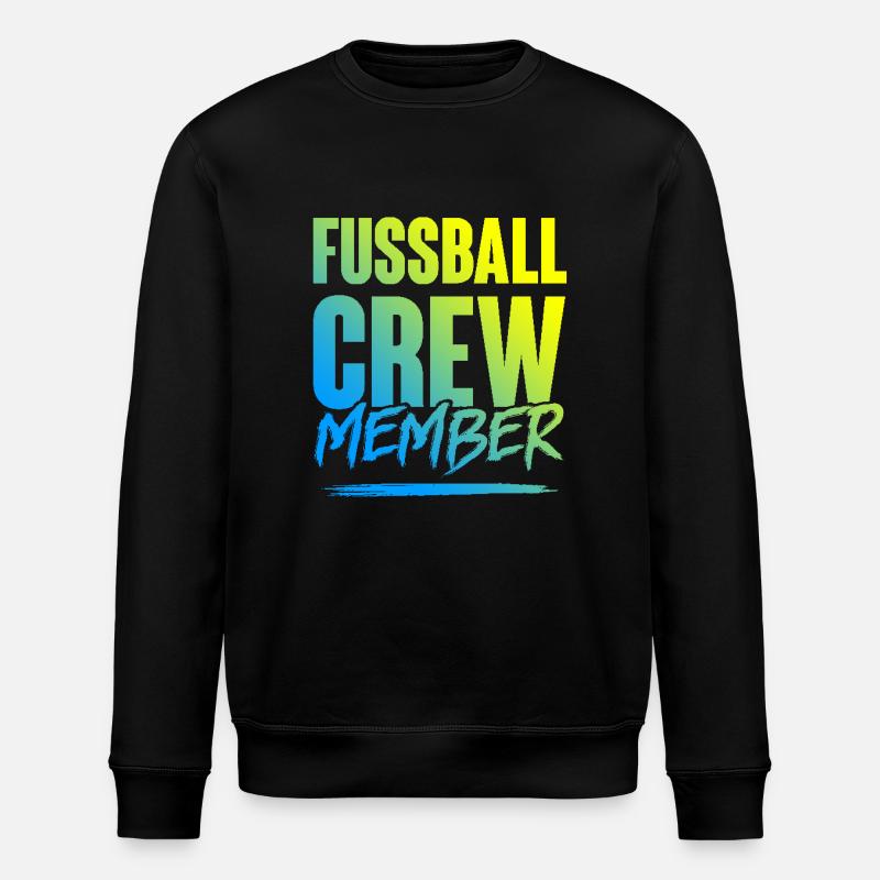 Fussball Crew - Stanley/Stella Unisex Bio-Sweatshirt ROLLER - Schwarz