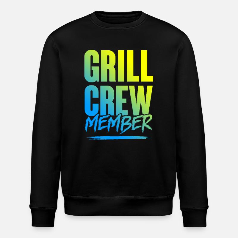Grill Crew - Stanley/Stella Unisex Bio-Sweatshirt ROLLER - Schwarz