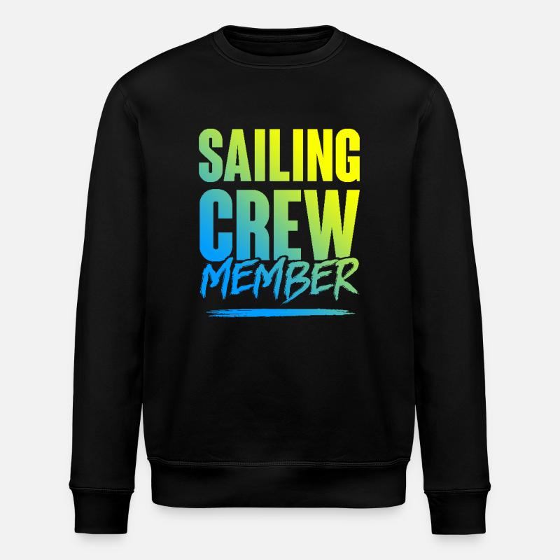 Sailing Crew - Stanley/Stella ROLLER Unisex Organic Sweatshirt - black