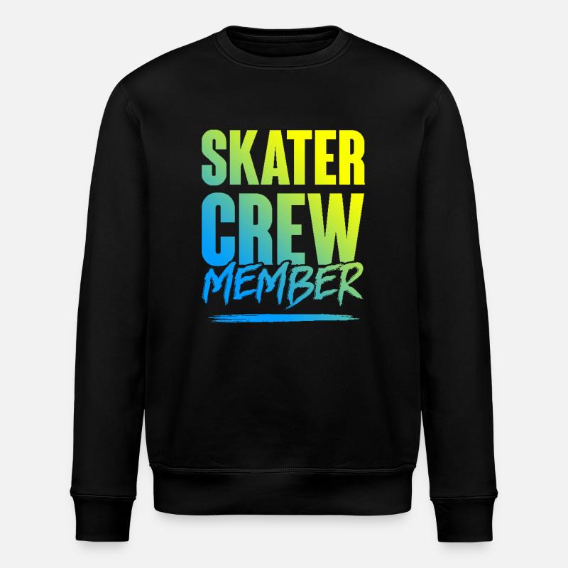 Équipe de patineurs - Sweat bio ROLLER Stanley/Stella Unisexe - noir