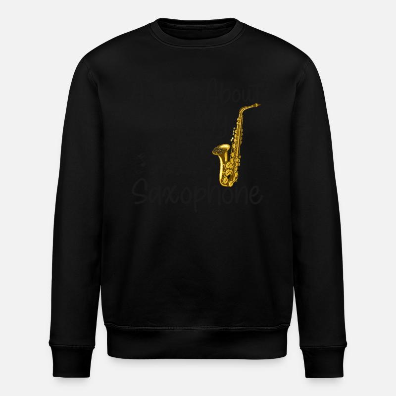 Saxophone Interrogez-moi sur mon - Sweat bio ROLLER Stanley/Stella Unisexe - noir