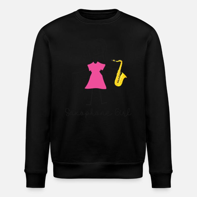 Saxophone Saxophone Fille - Sweat bio ROLLER Stanley/Stella Unisexe - noir