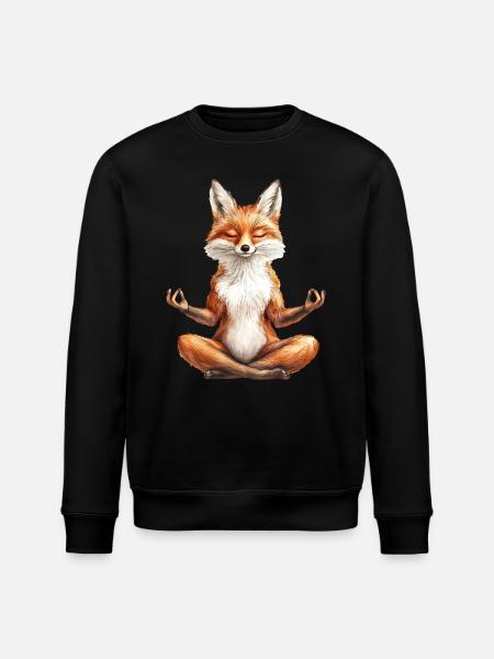 Fuchs - Stanley/Stella Unisex Bio-Sweatshirt ROLLER - Schwarz