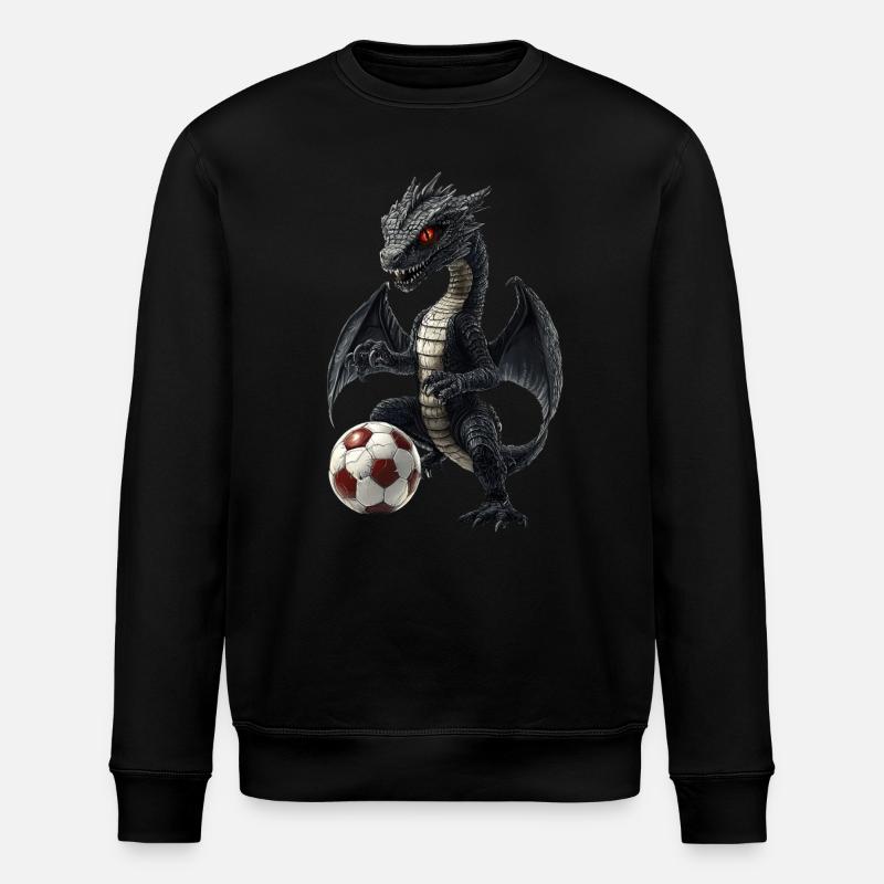 Drachen - Stanley/Stella Unisex Bio-Sweatshirt ROLLER - Schwarz