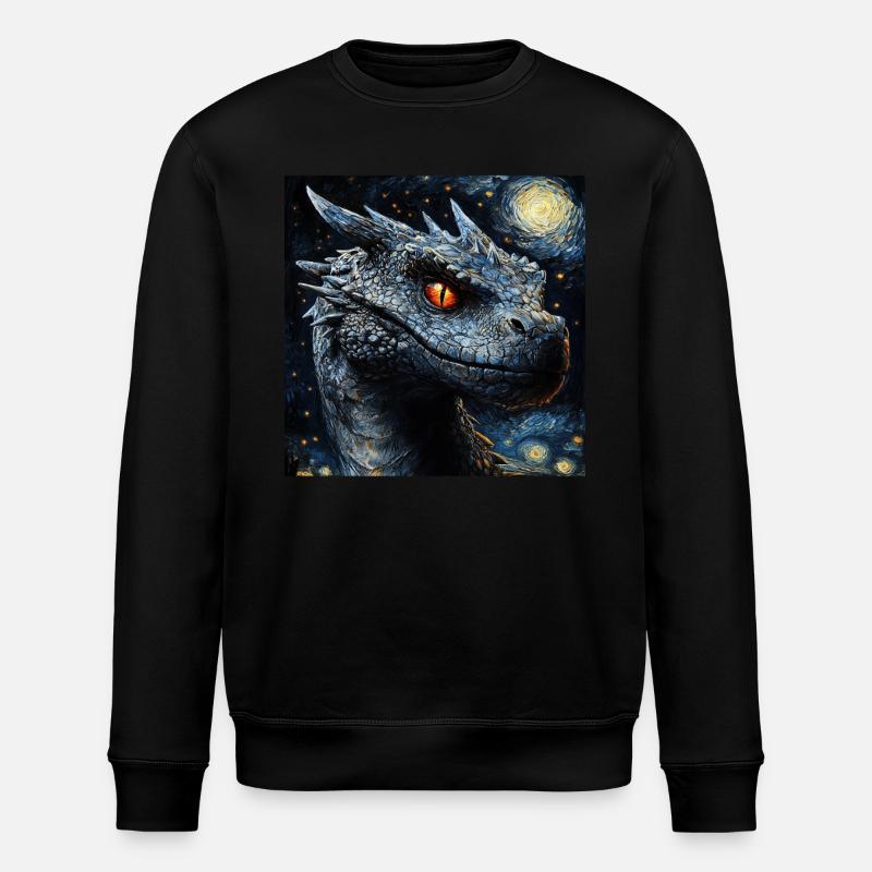 Drachen - Stanley/Stella Unisex Bio-Sweatshirt ROLLER - Schwarz