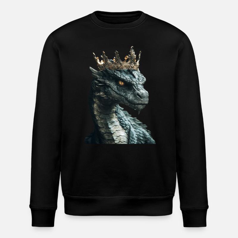 Drachen - Stanley/Stella Unisex Bio-Sweatshirt ROLLER - Schwarz