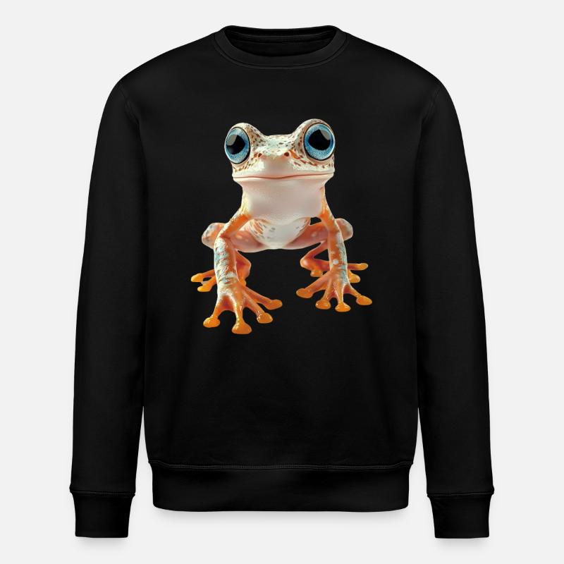 Frosch - Stanley/Stella Unisex Bio-Sweatshirt ROLLER - Schwarz