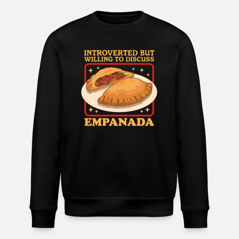 Empanadas Dumpling Empanada Gift - Stanley/Stella ROLLER Unisex Organic Sweatshirt - black