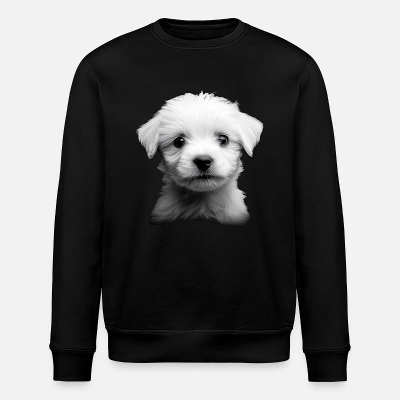 maltesisch - Stanley/Stella Unisex Bio-Sweatshirt ROLLER - Schwarz