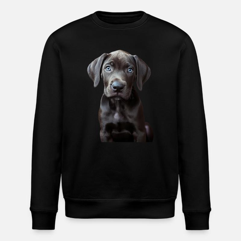 Deutsche Dogge - Stanley/Stella Unisex Bio-Sweatshirt ROLLER - Schwarz