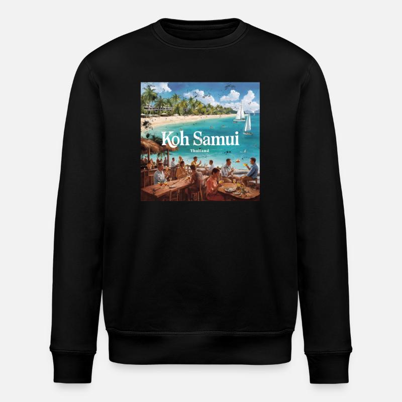 Koh Samui - Stanley/Stella ROLLER Unisex Organic Sweatshirt - black