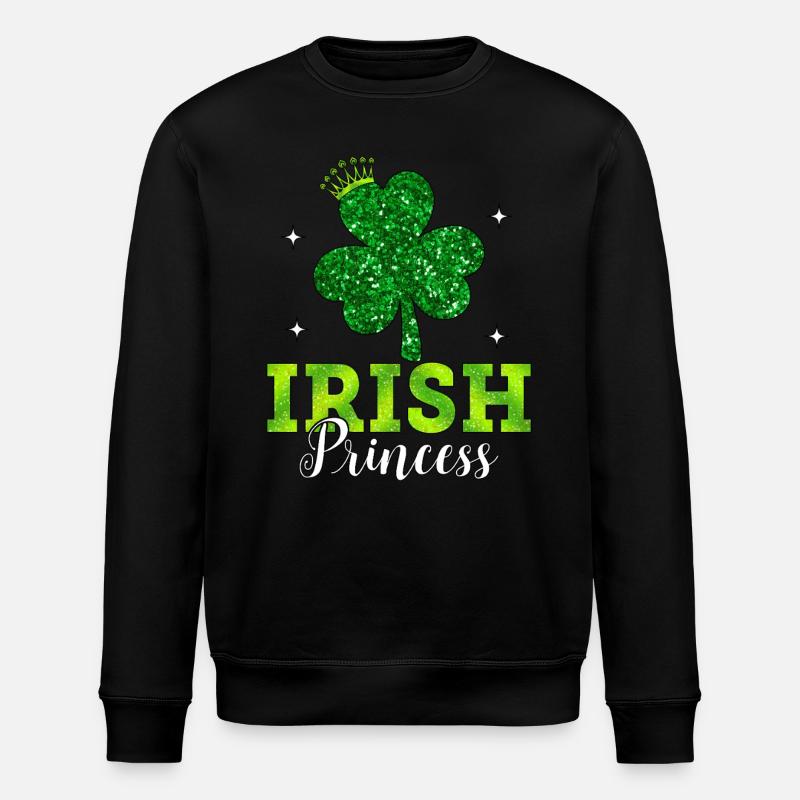 Princesse irlandaise - Sweat bio ROLLER Stanley/Stella Unisexe - noir