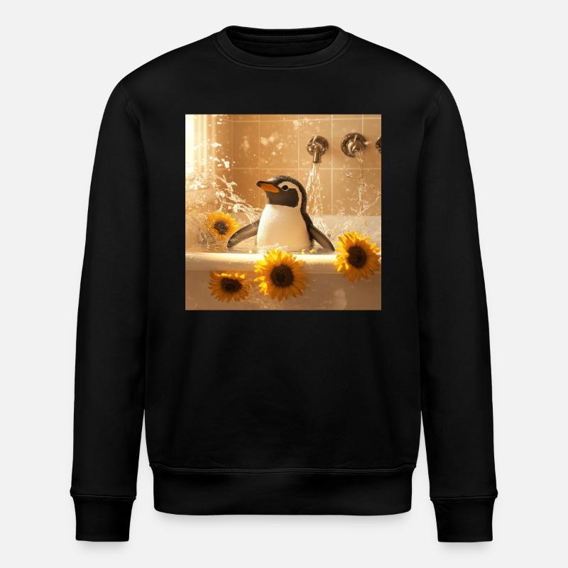 Pinguin - Stanley/Stella Unisex Bio-Sweatshirt ROLLER - Schwarz