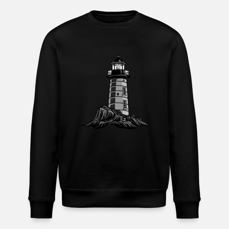 Leuchtturm - Stanley/Stella Unisex Bio-Sweatshirt ROLLER - Schwarz